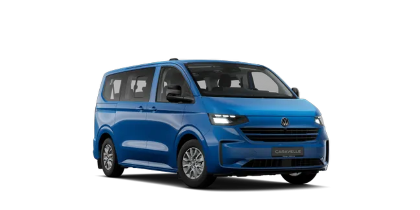Caravelle, véhicule utilitaire pour le transport de personnes ou familial.