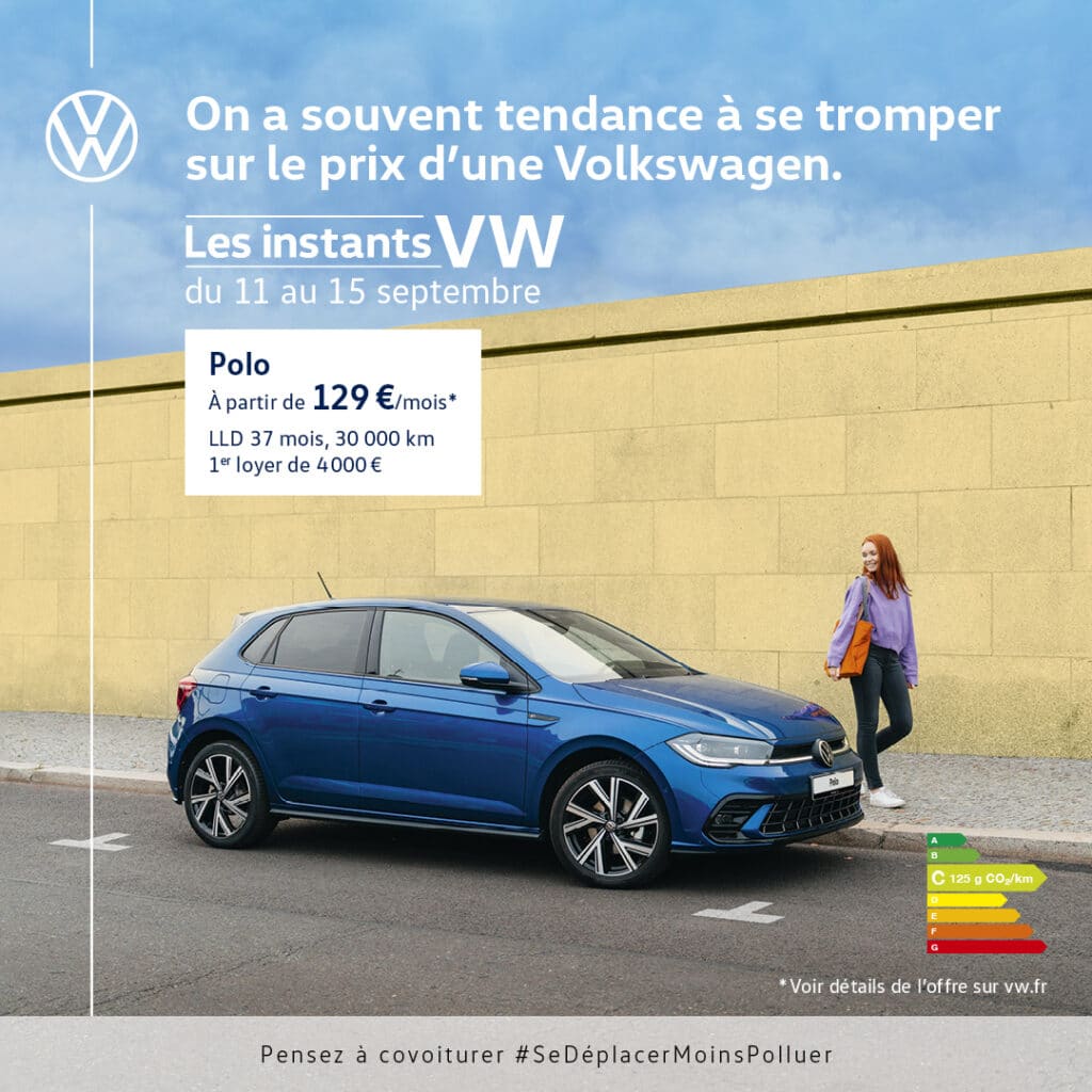 Instants VW : Portes ouvertes Offre Polo à 129€