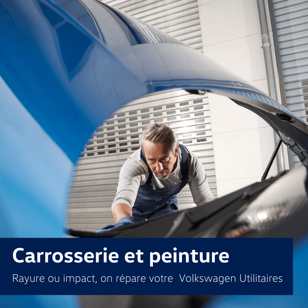 Travaux de Carrosserie et peinture de véhicules Utilitaires Volkswagen Touring